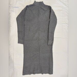 Banana Republic Heather Gray Knit Sweater Dress